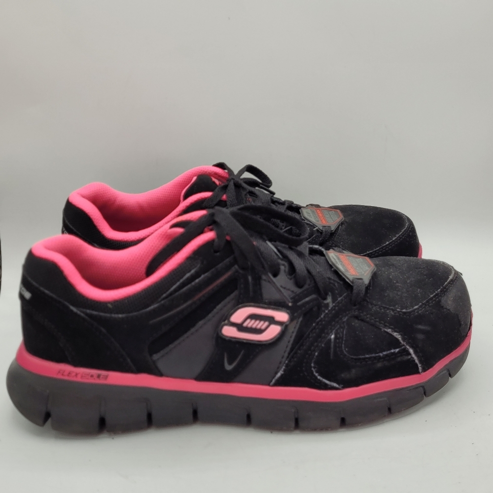 Skechers Women's Work Synergy - Sandlot Alloy Toe work athletic shoes Size 9.5